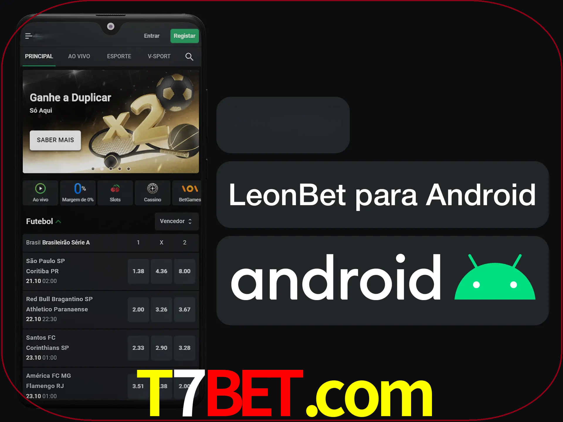 Adquira sua versão poket de LeonBet.