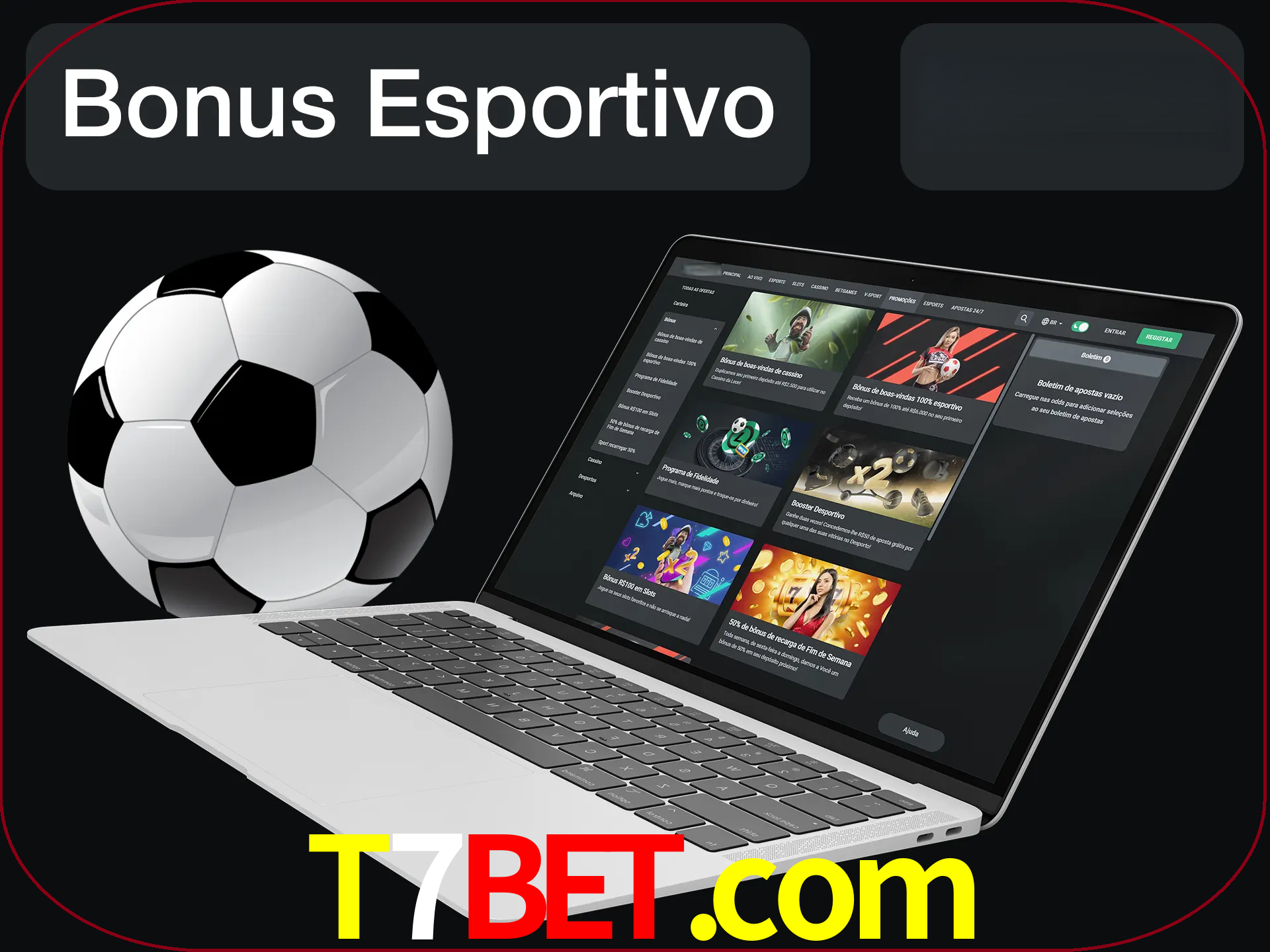 Antes de começar a apostar, use o bônus esportivo.
