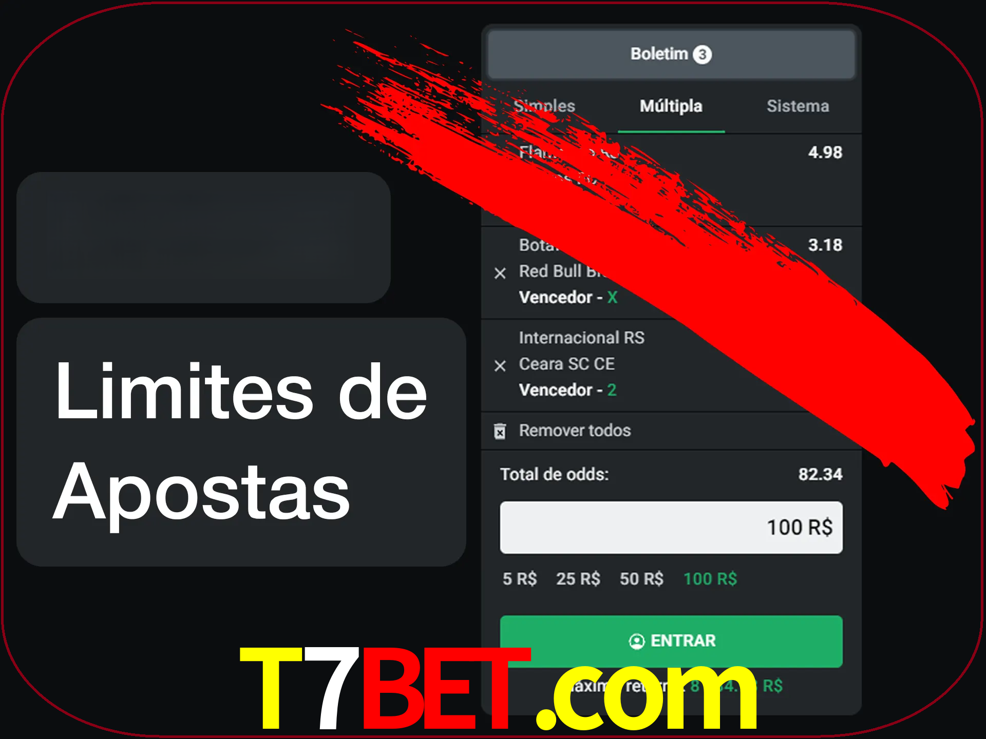 Não faça apostas loucas.